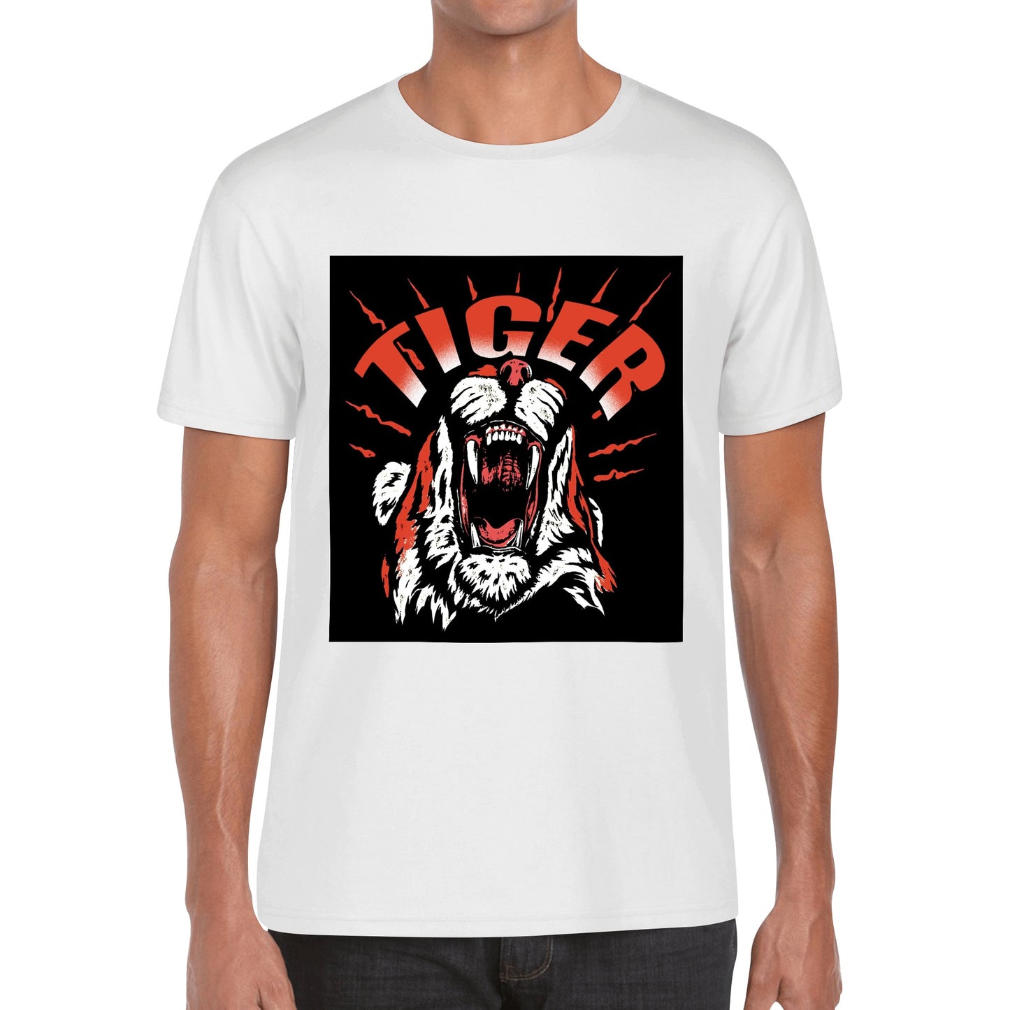 William Michaels Lone Ranger Animal Tee- Tiger