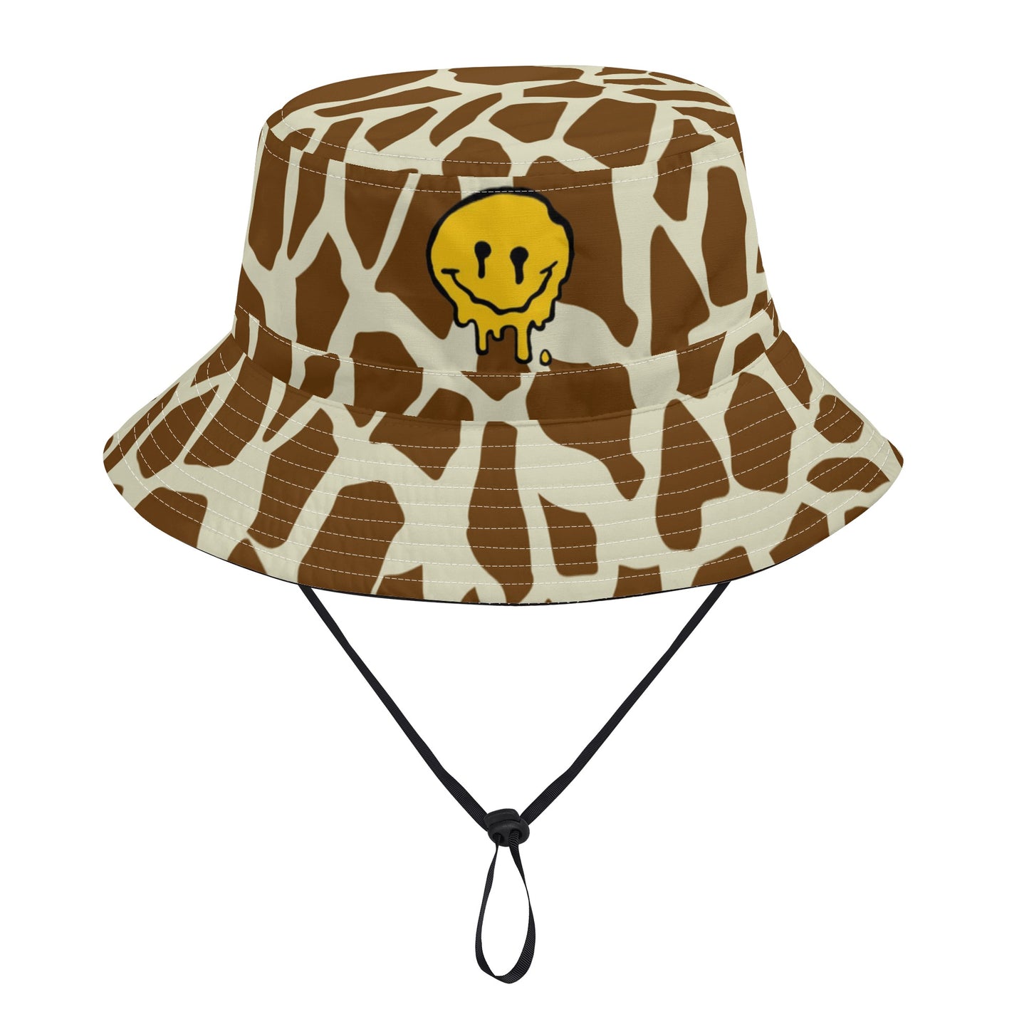 William Michael's Smiley Fishermans Hat- Giraffe Print