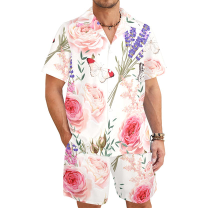 William Michael's Lavender Flower Men's Set