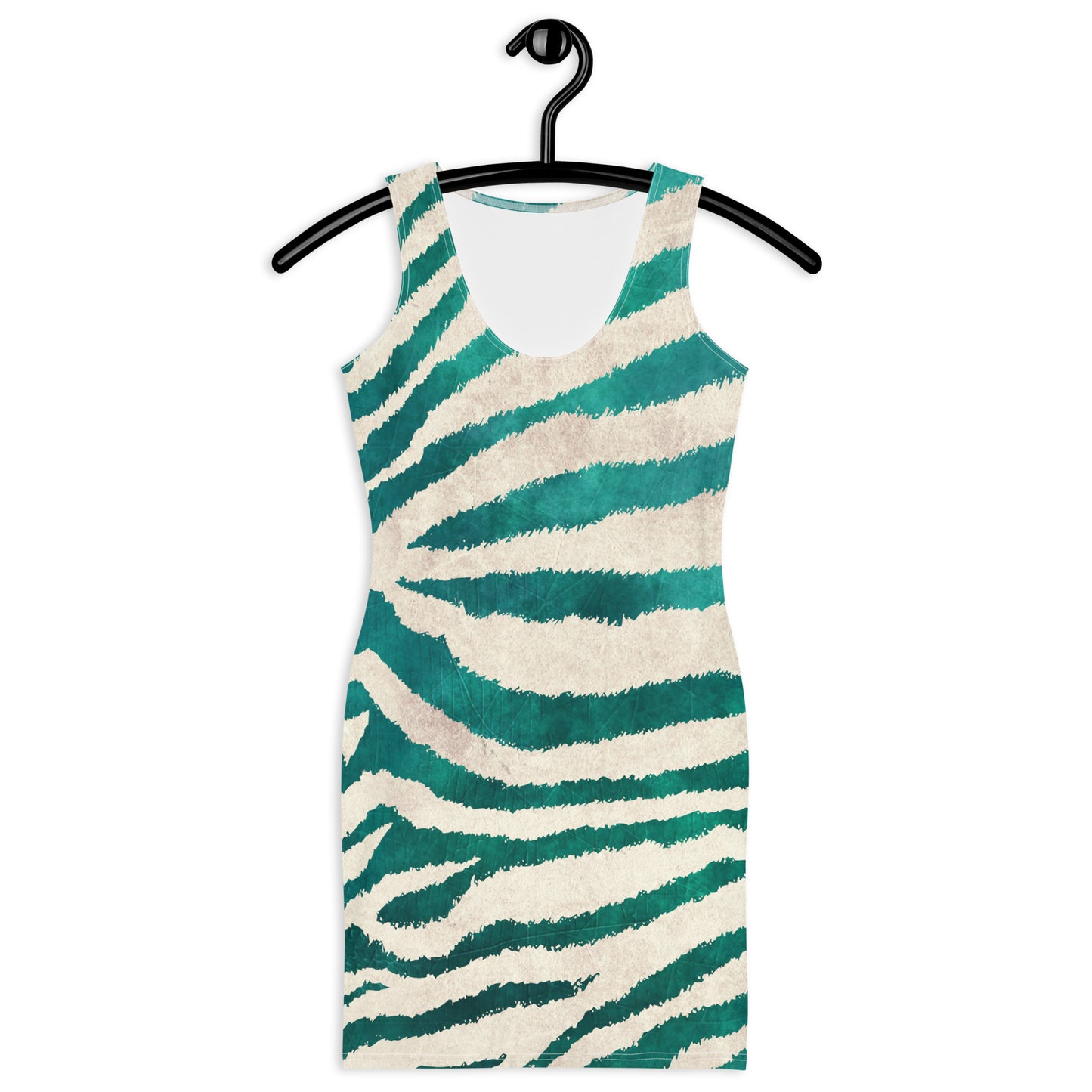 William Michael's "Teal Zebra" Cut N Sew Dress