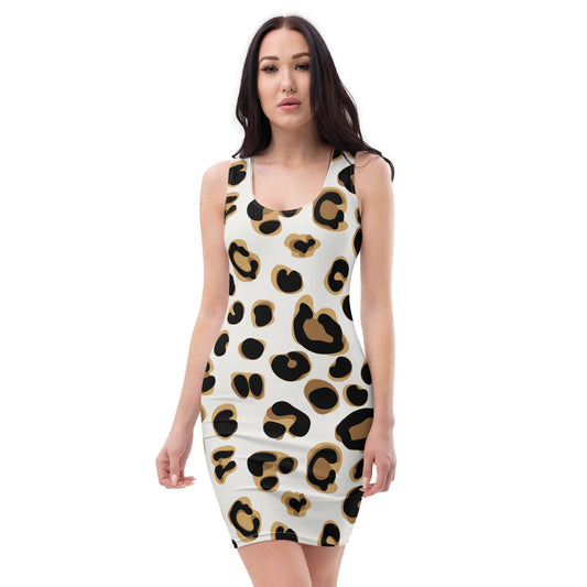 William Michael's "Leopard" Cut N Sew Dress