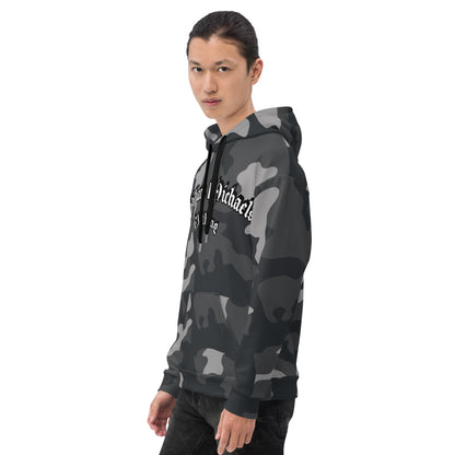 William Michaels Amos 9:15 Black Camo Unisex Hoodie