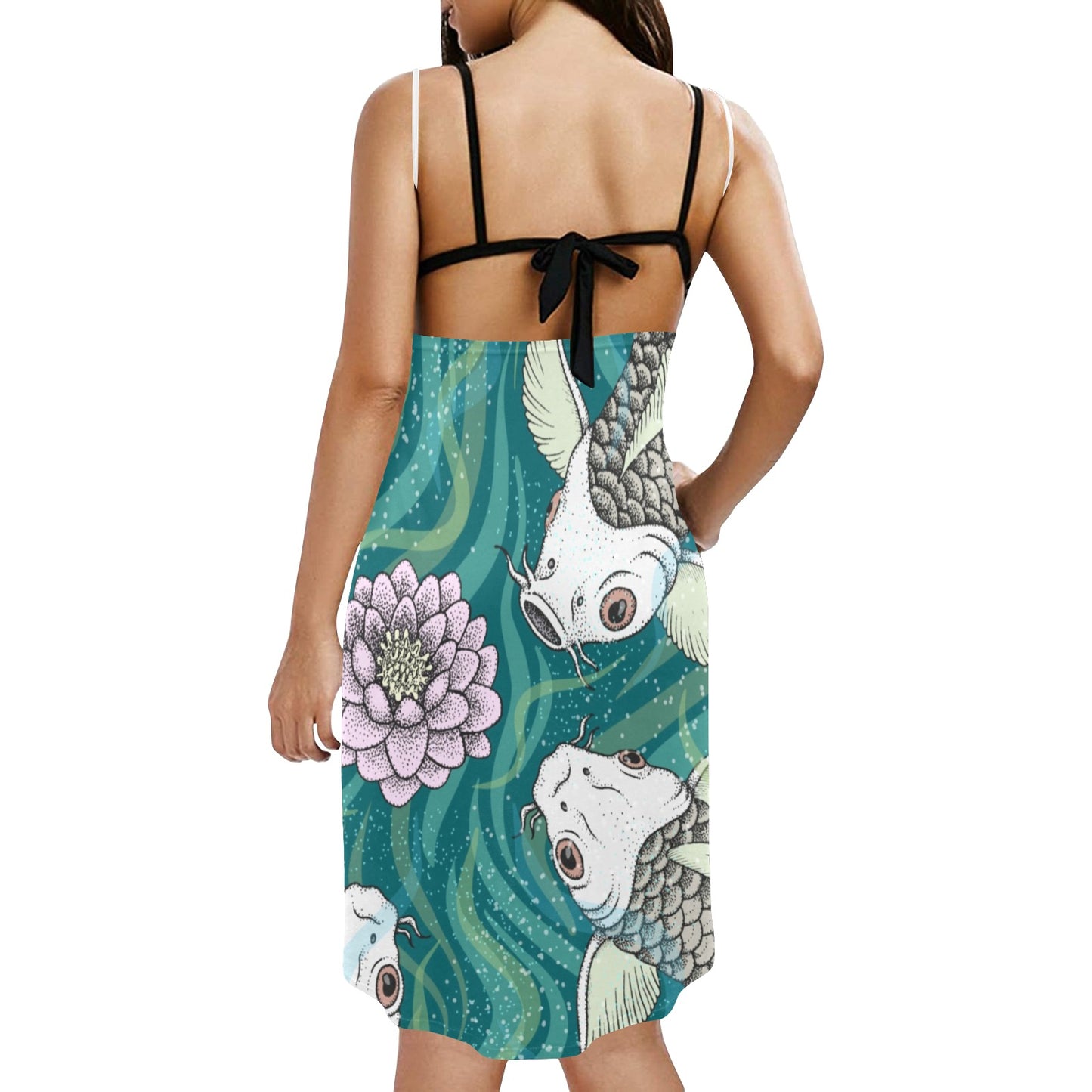 William Michael's Koi Fish Women's Wrap Around Dress