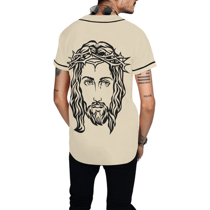 William Michaels King Jesus Mens Baseball Jersey