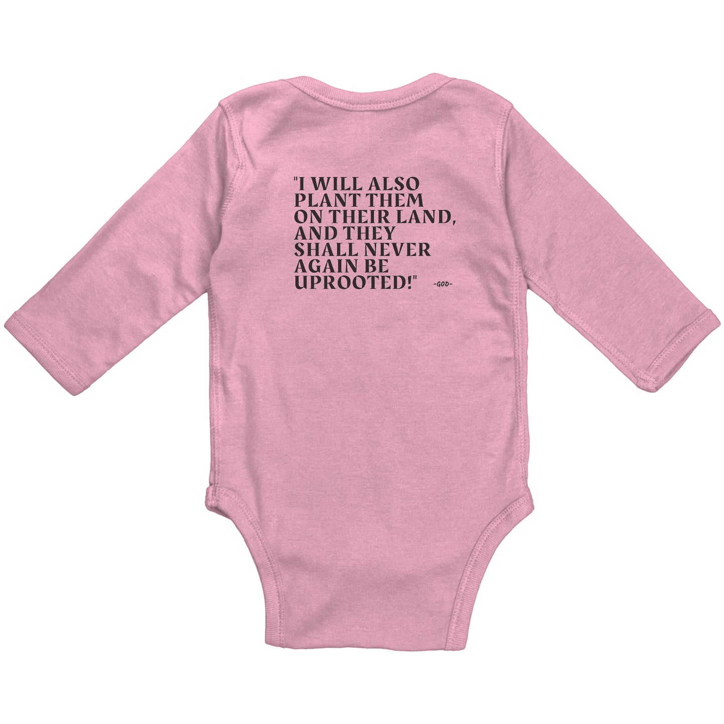 William Michaels Logo Drip Long Sleeve Baby Suit Youth-Black Lettering/Outline
