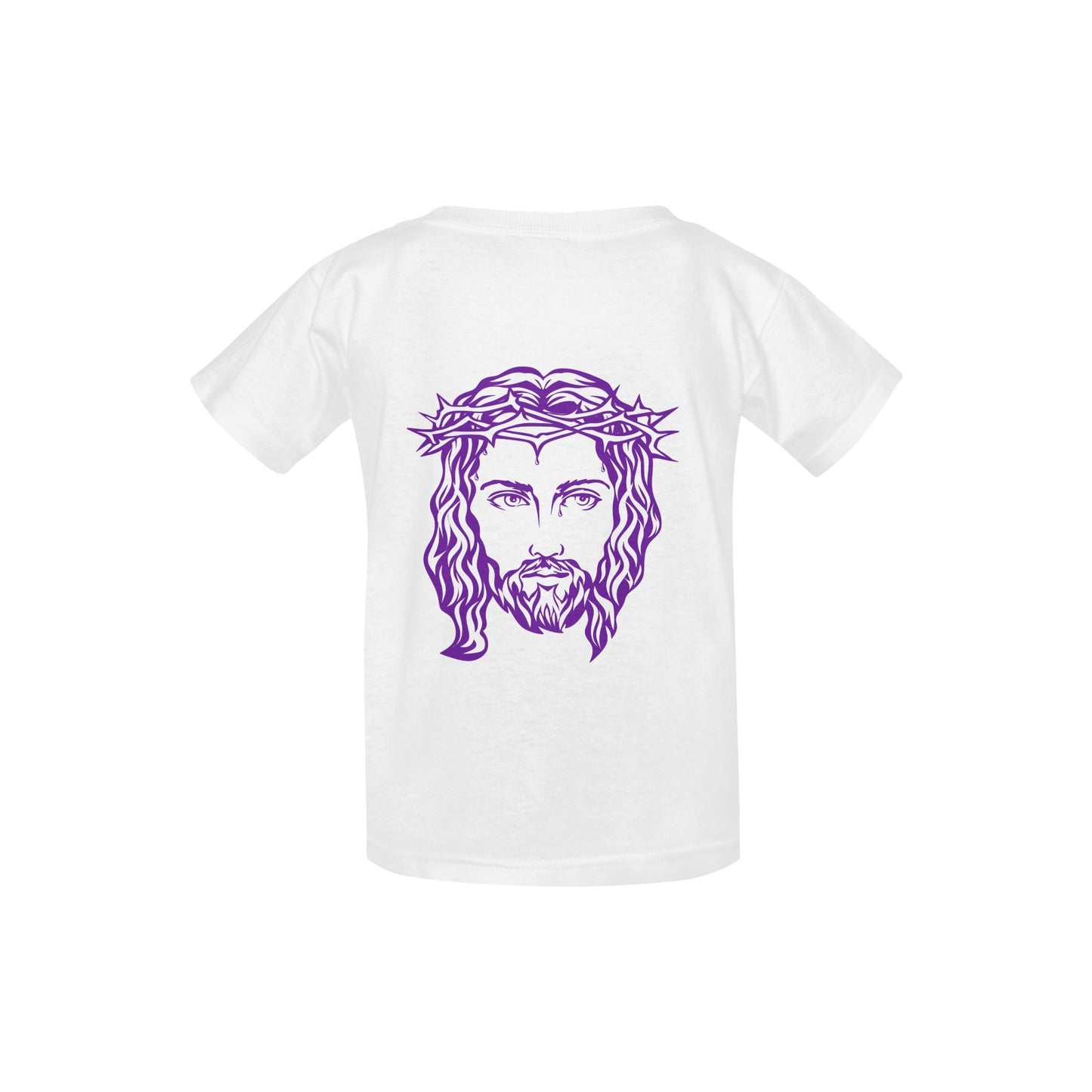 William Michaels "One Side" Unisex Youth Tee (Purple Outline)