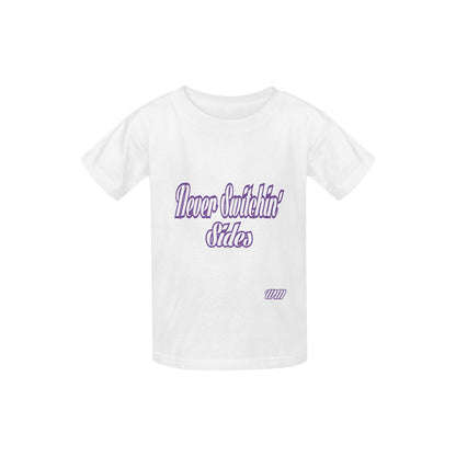 William Michaels "One Side" Unisex Youth Tee (Purple Outline)