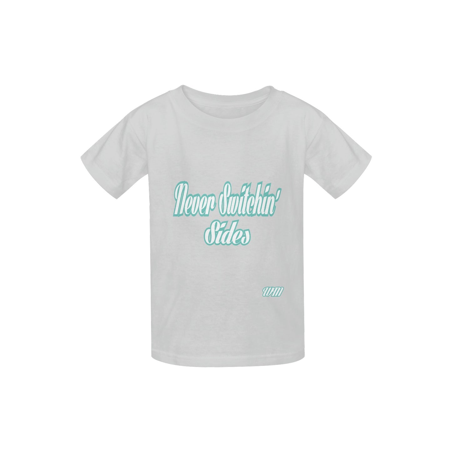 William Michaels "One Side" Unisex Youth Tee (Teal Outline)